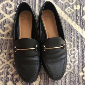 A New Day Black Loafers Size 7